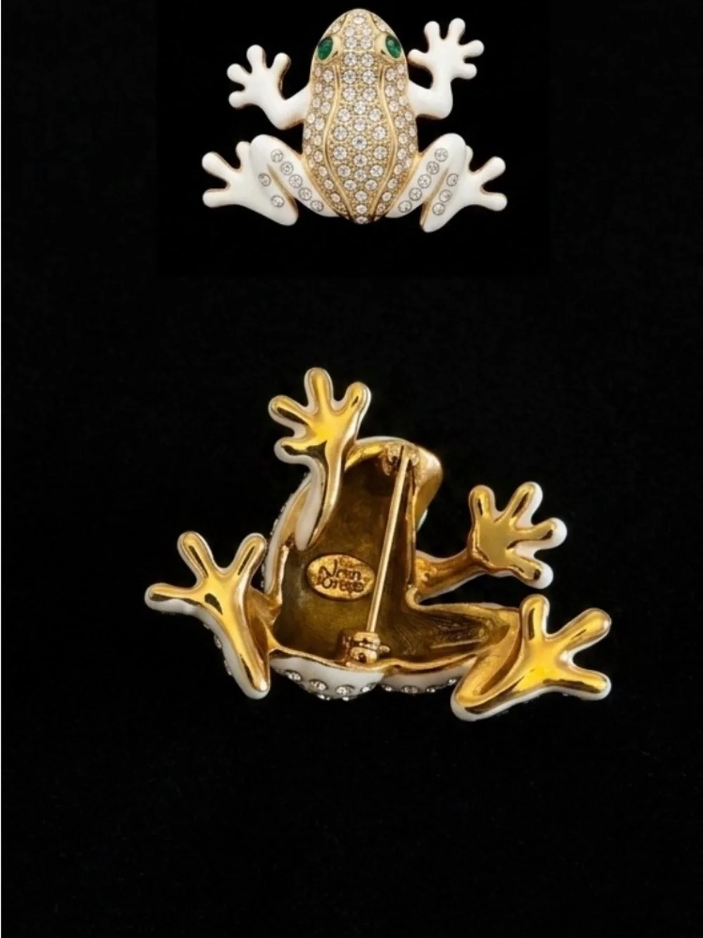 #249 Vintage Joan Rivers Tree Frog Brooch